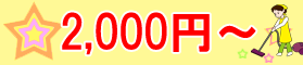 巡回清掃２０００円～